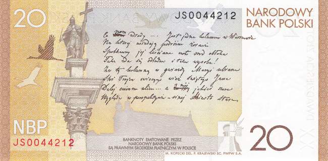 20 zloty 2009 Slowacki p.180